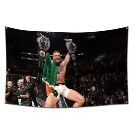 LCFhome Conor Boxing Banner Flag, 3x5 Ft Flags for Room Guys, Funny Flags for College Dorm Room Decor, Man Cave, Indoor and Outdoor