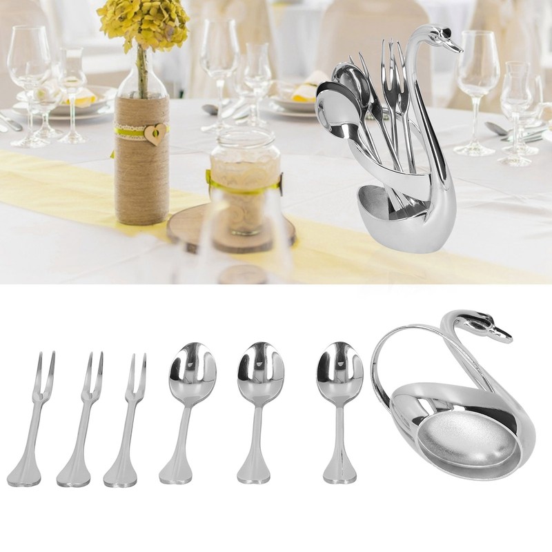 Stylish Tableware Storage Holder Rack Stainless Steel Fork Spoon Kitchen