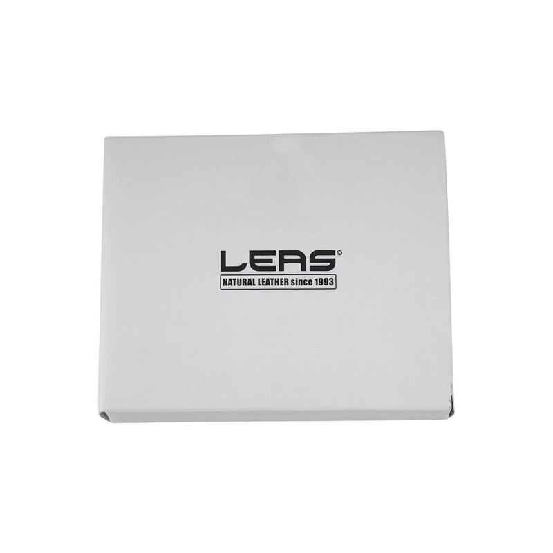 Leather Boxed Style wallet LEAS, black - ''LEAS Special Edition''