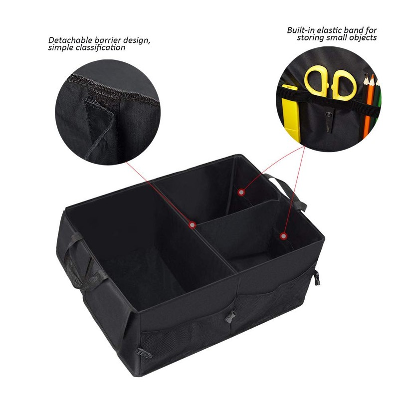 JiatuA Car Trunk Backseat Organizer for SUV, 8 Pocket Waterproof,