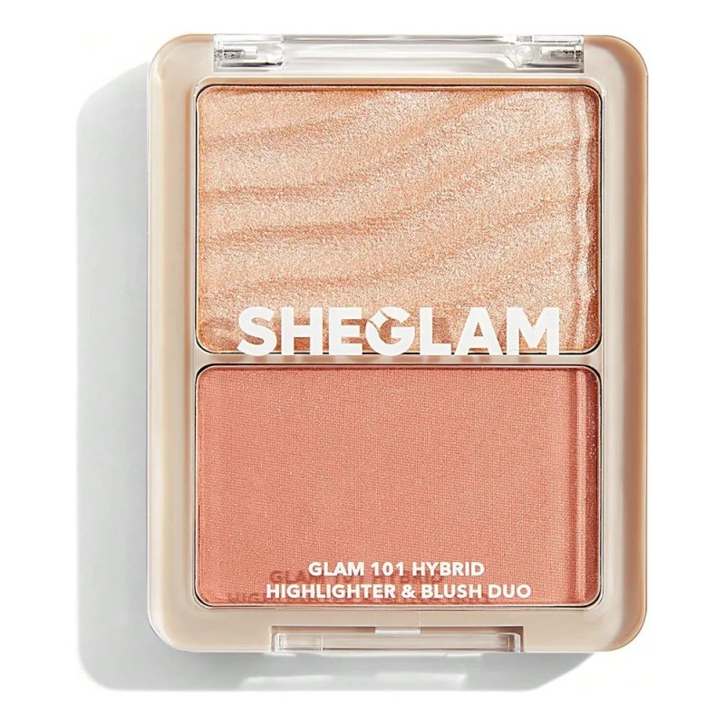 Sheglam Glam 101 Dúo Híbrido Iluminador Rubor Multifuncional Tono Del