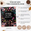 End of Life Planner Organizer Notebook with Pocket for Documents,