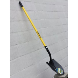 Truper Tru-Glass Long Fiberglass Handle Round Point Shovel