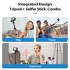 TELESIN° Mini Quick Release Extendable Selfie Stick Tripod for GoPro