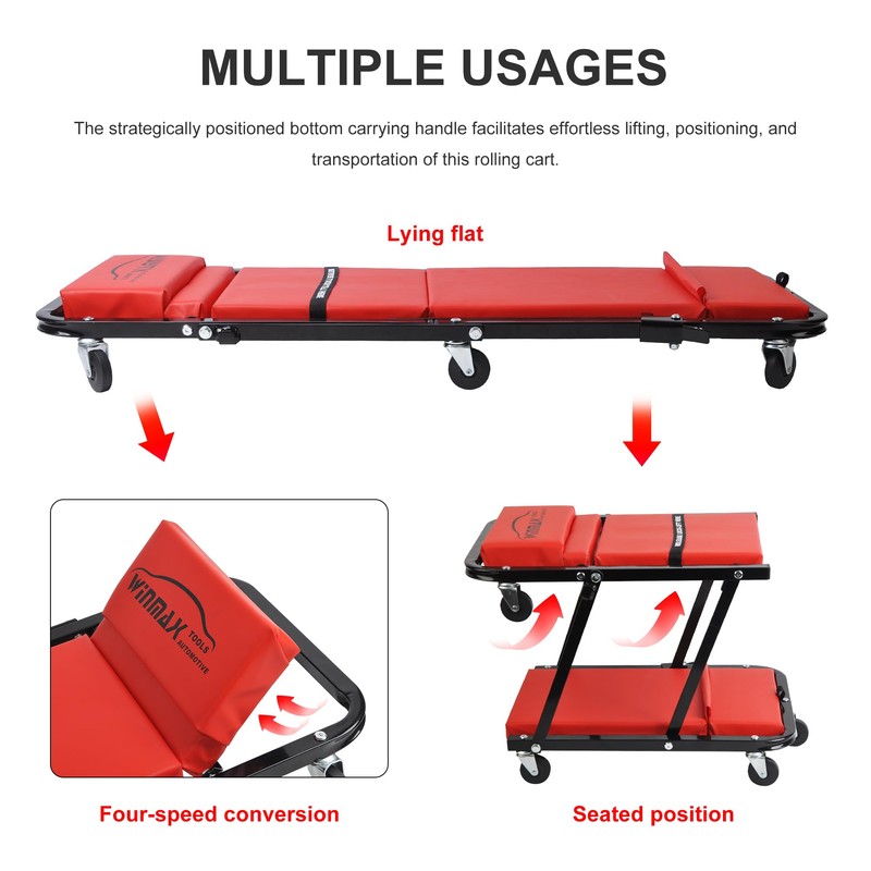 WINMAX TOOLS AUTOMOTIVE 48" 2 in 1 Folding Rolling Garage