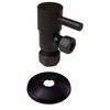 Westbrass D105QR-12 Round Lever 1/4-Turn Angle Stop 1/2" Copper x