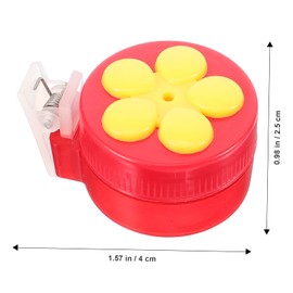 Kisangel 4 Sets Bird Feeder Bird House Feeder Suet Feeders Gazebo Pole Outside Cage Pigeon Feeder Freezer Hangers Pet Pond Pantry Outdoors Birds Airtight Finch Catch Platform Plastic