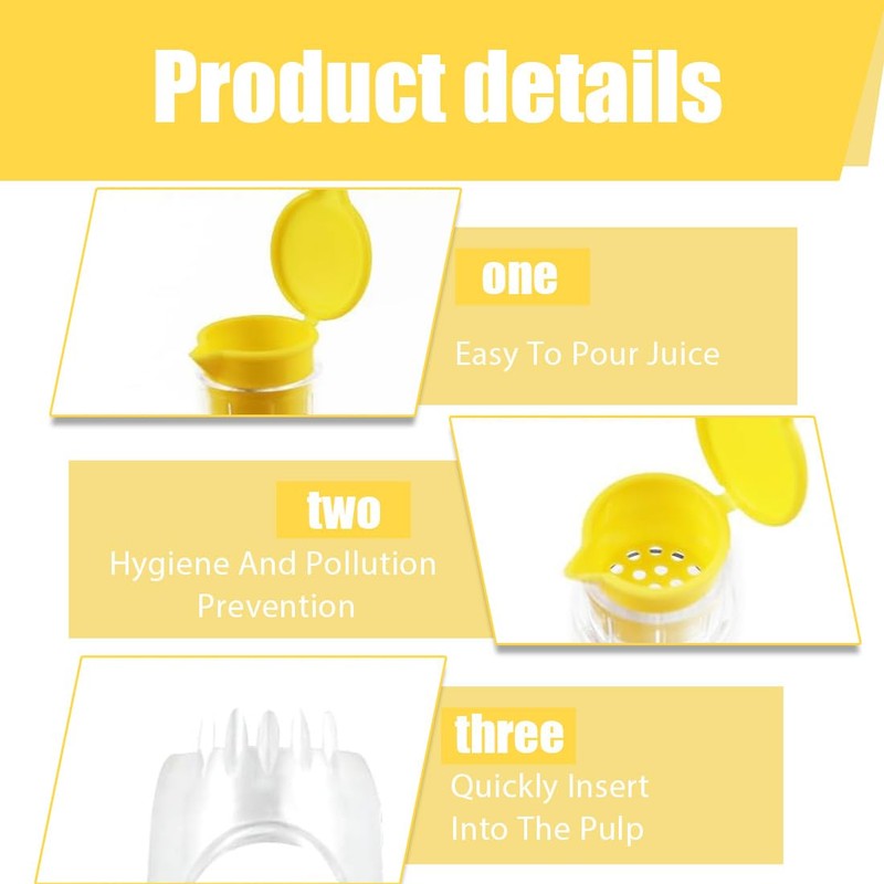LACHT 2 Piece Lemon Squeezer Small Set, Lemon Juicer, Manual