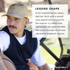 melin Legend Hydro, Heather Charcoal, Men's Performance Dad Hat, Water-Resistant