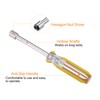 sourcing map Metric Nut Driver 10mm CR-V Non-Magnetic Tip Solid