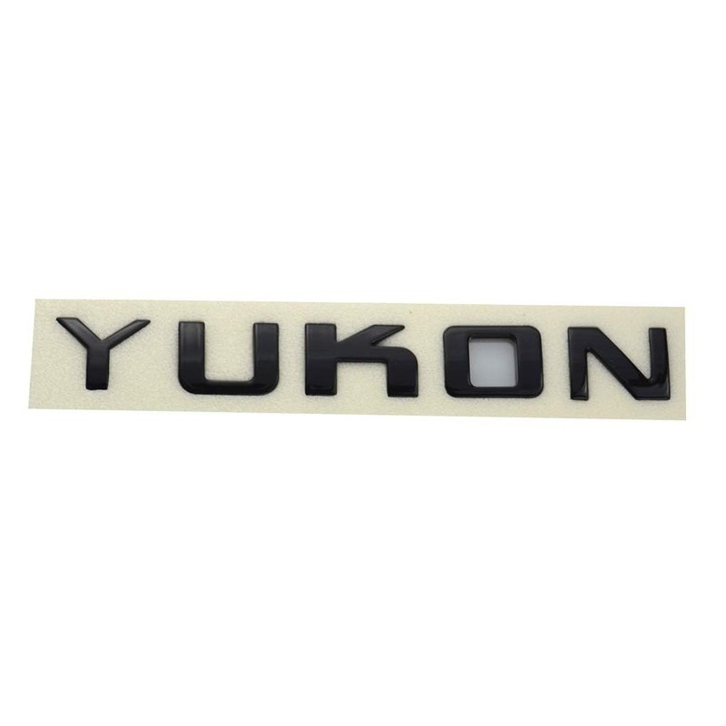 Aimoll 1x Yukon Nameplate Emblem Letter Badge 3D Replacement for