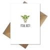 Funny Cute Yoda Birthday/Anniversary Card - Yoda Best!