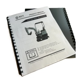 universal Mini Excavator Compact Track Hoe AGT L12 LH12 Operation & Maintenance Manual