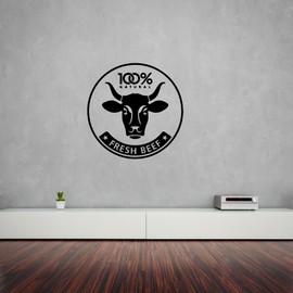 Wall Stickers Vinyl Decal Fresh Beef Meat Grocery Store Business (i243)