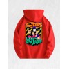 Stay Wild Cartoon Dog Hoodie 100% Cotton US Warehouse 7