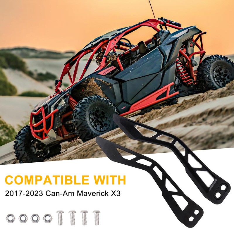 BESTAOO X3 Door Handle Latches Compatible with 2017-2023 Can-Am Maverick