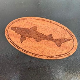 Dogfish Head Brewery - Deluxe Laser-etched Wood Magnet - 3 3/4" X 2 1/4"