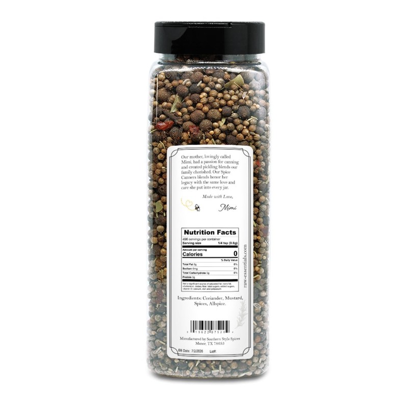 Spice Canners by Raw Essentials Original Pickling Spice – Bold,