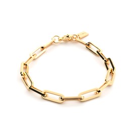 THIORA® - Chain link bracelet women's, Link bracelet, Chain bracelet, Rose gold, silver, Stainless steel, Bracelet, Stainless Steel, gold