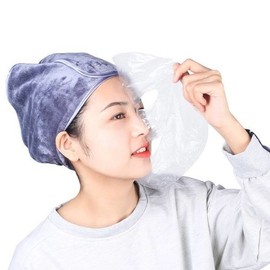 100 Disposable Vinyl Mask Sheet Covers Transparent Face Moisturizing Cover / 일회용 비닐 마스크팩 시트커버 100매 페이스 투명 보습커버