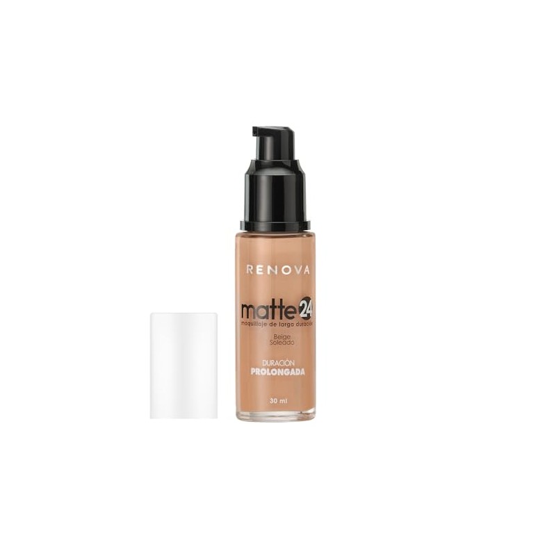 Renova Base De Maquillaje Líquida Matte 24 Beige Soleado 30ml