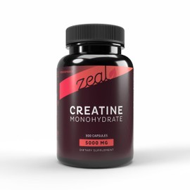 Zeal Creatine Monohydrate (300 Capsules, Unflavored)