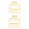 Oz Essentials Mini Claw Clip Duo - Cream