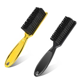 2 Pieces Cleaning Brush Nylon Brush Nail Brush Barber Blades Cleaning Brush Hairdressing Cleaning Brush Tool for Hair Clippers