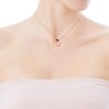 TOUS Collar de Plata Vermeil Rosa para Mujer con Motivo