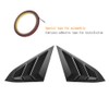 Thenice for 10th Gen Civic Rear Side Window Louvers Racing