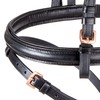WALDHAUSEN Star Rosemary WB Snaffle Bridle Black