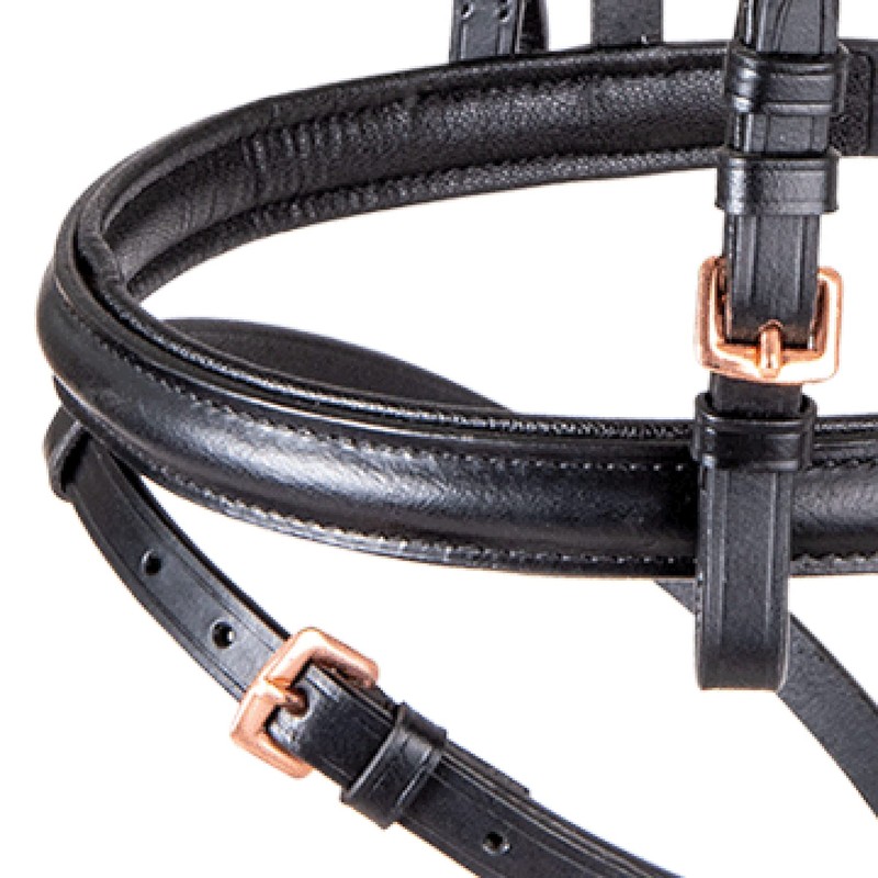 WALDHAUSEN Star Rosemary WB Snaffle Bridle Black