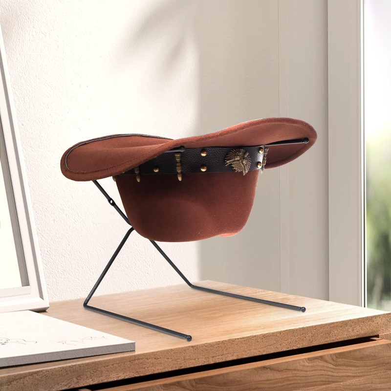 WOMACO Hat Stand for Display - Metal Cowboy Hats Display