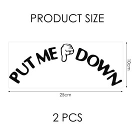 2 Pieces of Interesting Toilet Stickers, Creative Stickers, Waterproof Stickers, Toilet Decoration Stickers, Toilet Accessories