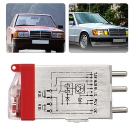 aqxreight Overload Protection Relay, 2015403745, Portable Performance, Wear Fixed Overload Protection Relay for R107 R129 W124 W126 W201