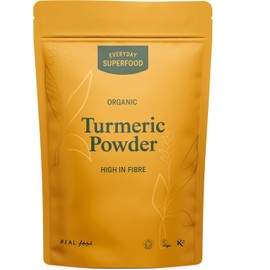 Everyday Superfood Organic Turmeric Powder 190g | High Natural Curcumin | Ground Turmeric for Kosher & Vegan Diets