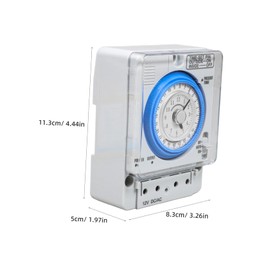 ULTECHNOVO Precise Mechanical Timer Switch for Kitchen Timing Control Timer for Baking Cooking and Charging Easy Monitoring Portable Design