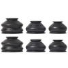 Universal 6pcs Rubber Ball Joint Dust Boot Suspension Steering Boot