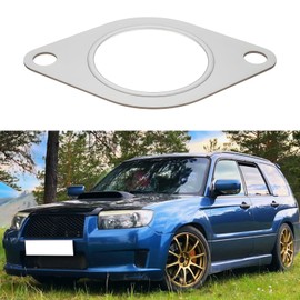OTOTEC 2Pcs Exhaust Up Pipe Lower Gasket 44022AA170 Compatible with Subaru Compatible with Impreza Turbo EJ20 EJ25 Compatible with Forester 2.0 2.5
