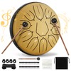 Steel Tongue Drum, 6 Inch 11 Tones Tongue Drum with
