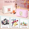 Parima Cosmetic Bag Women Girls Pink Cosmetic Bag Set Travel