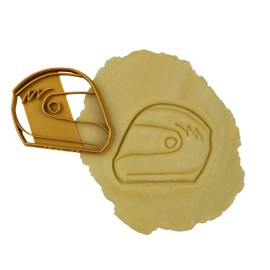 3DKOUPE - Motorcycle Cookie Cutters - Set of 4 - Scooter, Motorcycle, Motocross, Helmet