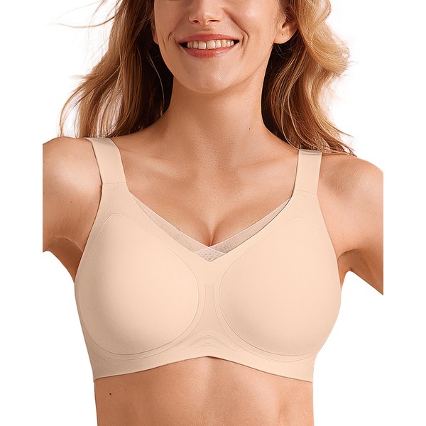 LetsJoli LetsJoli Lace V Seamless Bras for Women No Underwire