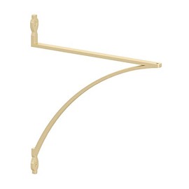 Knape & Vogt Shelf Bracket, Satin Gold, 12-inches, Holds Up to 100 lbs. Each, Metal, Wall Mount