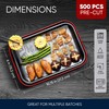 500 Pack Deli Paper Sheets, 6" Pre-Cut Dry Wax Paper