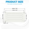 PATIKIL 7x3.5 Inch Aluminum Vent Cover, Screen Air Grille Ventilation