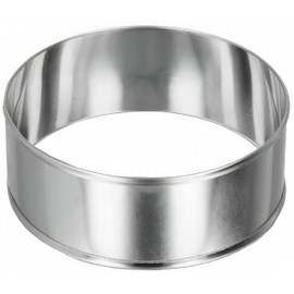 Metaltex Stainless Steel All Purpose Cooking Rings, Silver, 8 cm, 2-Piece