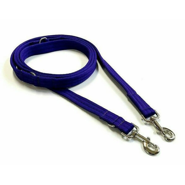 Double Ended Dog Training Lead Police Style Adjustable Leash 11ft