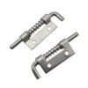 JianLing 4pcs Flat Pin Hinge Spring Latch 304 Stainless Steel