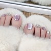 Nail Tips, 24 Pieces, Thumb Nail Seal, Foot False Nails,